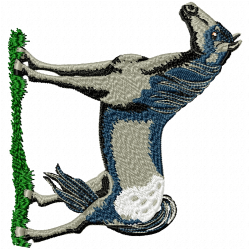 Horses Embroidery Design 11